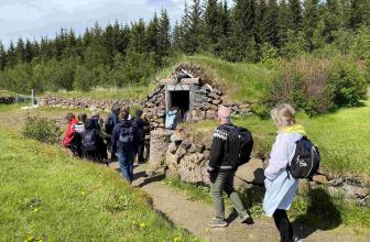 Nemendur í dagsferð í Reykholti