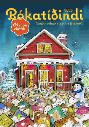 Forsíða Bókatíðinda árið 2025